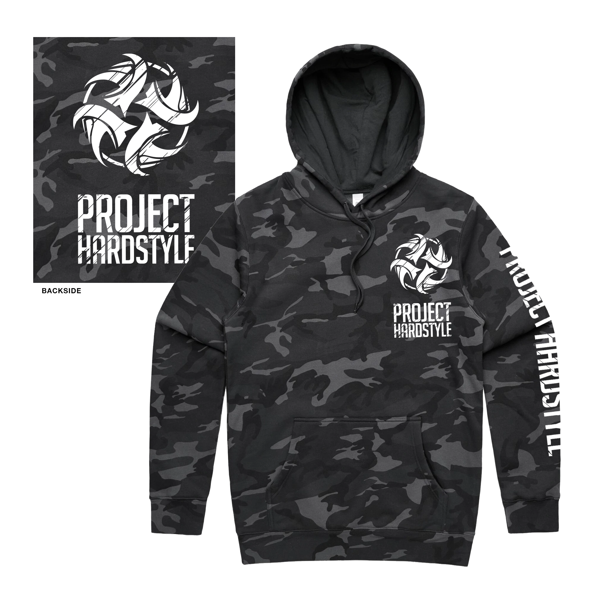 Night Camo Project Hardstyle Hoodie