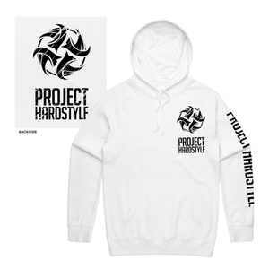 White Project Hardstyle Hoodie